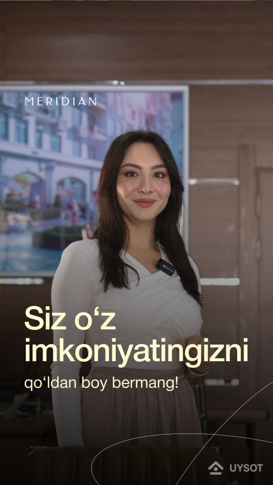 Yangi uylar narxi oshib, yaxshii sotiliib ketyaptimi?
📌 Unda “Meridian”dan sizga zoʻr yechim bor. Uylar 12-qavatgacha qurib boʻlingan. Ortiqcha kutishga esa hojat yoʻq.
Chegirmalar va toʻlov shartlari:
🔹 100% to‘lovda 10% chegirma! – Tezroq harakat qiling!
🔹 12 oyga bo‘lib to‘lash – boshlang‘ich to‘lov atigi 30% dan
🔹 40%/30%/40% gibrid to'lov rejasi – moliyaviy rejalaringizga mos to'lov tizimi
1 m² uchun 15mln dan boshlanadi – komfort-klass uchun ajoyib taklif!
Taklifdan foydalanib qoling. Biz bilan bogʻlaning:
📍 Manzil: Toshkent, Parkent ko‘chasi, 172
📞 Aloqa: +99878 113-63-50
+99878 113-63-50
_________
💵 Цены на новостройки растут, а лучшие квартиры разбирают?
📌 Тогда у “Меридиана” есть для вас отличное решение. Дома уже построены до 12-го этажа. А ждать лишнего не приходится.
Скидки и условия оплаты:
🔹 Скидка 10% при 100% оплате! Поторопитесь!
🔹 Рассрочка на 12 месяцев – стартовый взнос всего от 30%
🔹 Гибридный план оплаты 40%/30%/40% – система платежей, соответствующая вашим финансовым планам
Цены начинаются от 15млн за 1 m² – отличное предложение для комфорт-класса!
Воспользуйтесь предложением. Свяжитесь с нами:
📍 Адрес: Ташкент, улица Паркентская, 172
📞 Контакты: +99878 113-63-50
+99878 113-63-50 Yangi uylar narxi oshib, yaxshii sotiliib ketyaptimi?
📌 Unda “Meridian”dan sizga zoʻr yechim bor. Uylar 12-qavatgacha qurib boʻlingan. Ortiqcha kutishga esa hojat yoʻq.
Chegirmalar va toʻlov shartlari:
🔹 100% to‘lovda 10% chegirma! – Tezroq harakat qiling!
🔹 12 oyga bo‘lib to‘lash – boshlang‘ich to‘lov atigi 30% dan
🔹 40%/30%/40% gibrid to'lov rejasi – moliyaviy rejalaringizga mos to'lov tizimi
1 m² uchun 15mln dan boshlanadi – komfort-klass uchun ajoyib taklif!
Taklifdan foydalanib qoling. Biz bilan bogʻlaning:
📍 Manzil: Toshkent, Parkent ko‘chasi, 172
📞 Aloqa: +99878 113-63-50
+99878 113-63-50
_________
💵 Цены на новостройки растут, а лучшие квартиры разбирают?
📌 Тогда у “Меридиана” есть для вас отличное решение. Дома уже построены до 12-го этажа. А ждать лишнего не приходится.
Скидки и условия оплаты:
🔹 Скидка 10% при 100% оплате! Поторопитесь!
🔹 Рассрочка на 12 месяцев – стартовый взнос всего от 30%
🔹 Гибридный план оплаты 40%/30%/40% – система платежей, соответствующая вашим финансовым планам
Цены начинаются от 15млн за 1 m² – отличное предложение для комфорт-класса!
Воспользуйтесь предложением. Свяжитесь с нами:
📍 Адрес: Ташкент, улица Паркентская, 172
📞 Контакты: +99878 113-63-50
+99878 113-63-50