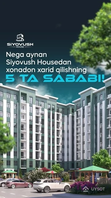 Nega aynan Siyovush housedan xonadon xarid qilishning 5 ta sababi!
Nega aynan Siyovush houseʼdan xonadon xarid qilish kerak?
1. Ishonchli qurilish kompaniyasi
2. Boshlang‘ich to‘lov yo‘q
3. 60 oygacha bo‘lib to‘lash
4. Zamonaviy qulayliklar
5. Siz xohlagan o‘lchamdagi kvartiralar
❗️ Bugunoq bog‘laning va o‘zingizga mos xonadonga ega bo‘lish imkoniyatini qo‘ldan boy bermang! Siyovush house — bu siz kutgan hayot boshlanishi!
Batafsil maʼlumot uchun bizning raqamlar:
☎️ +99878 113-63-50
☎️ +99878 113-63-50 Nega aynan Siyovush housedan xonadon xarid qilishning 5 ta sababi!
Nega aynan Siyovush houseʼdan xonadon xarid qilish kerak?
1. Ishonchli qurilish kompaniyasi
2. Boshlang‘ich to‘lov yo‘q
3. 60 oygacha bo‘lib to‘lash
4. Zamonaviy qulayliklar
5. Siz xohlagan o‘lchamdagi kvartiralar
❗️ Bugunoq bog‘laning va o‘zingizga mos xonadonga ega bo‘lish imkoniyatini qo‘ldan boy bermang! Siyovush house — bu siz kutgan hayot boshlanishi!
Batafsil maʼlumot uchun bizning raqamlar:
☎️ +99878 113-63-50
☎️ +99878 113-63-50
