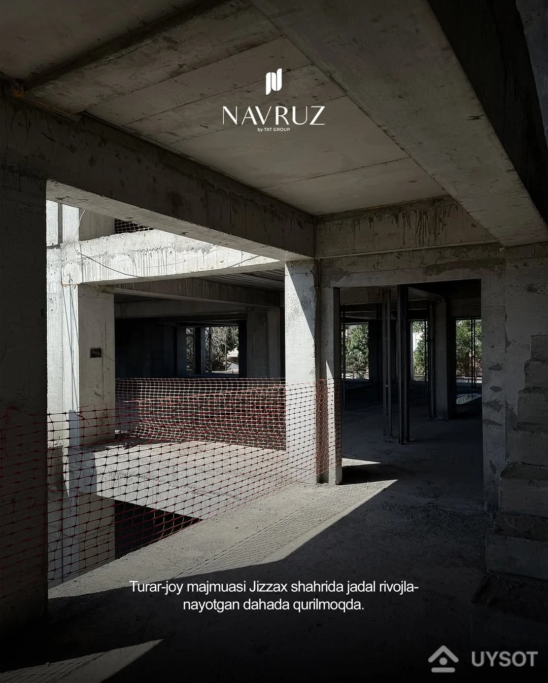 Orzu qilgan hayotingiz shu yerdan boshlanadi!
Navruz turar-joy majmuasida xonadonlar hali sotuvda. Hozir eng qulay narx, eng yaxshi shartlar va siz kutgan imkoniyat mavjud.
Telefon: +99878 113-63-50 Orzu qilgan hayotingiz shu yerdan boshlanadi!
Navruz turar-joy majmuasida xonadonlar hali sotuvda. Hozir eng qulay narx, eng yaxshi shartlar va siz kutgan imkoniyat mavjud.
Telefon: +99878 113-63-50