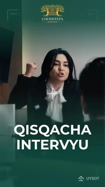 Choshtepa Garden’da qisqacha intervyu 😆

—

Краткое интервью в Choshtepa Garden 😆
