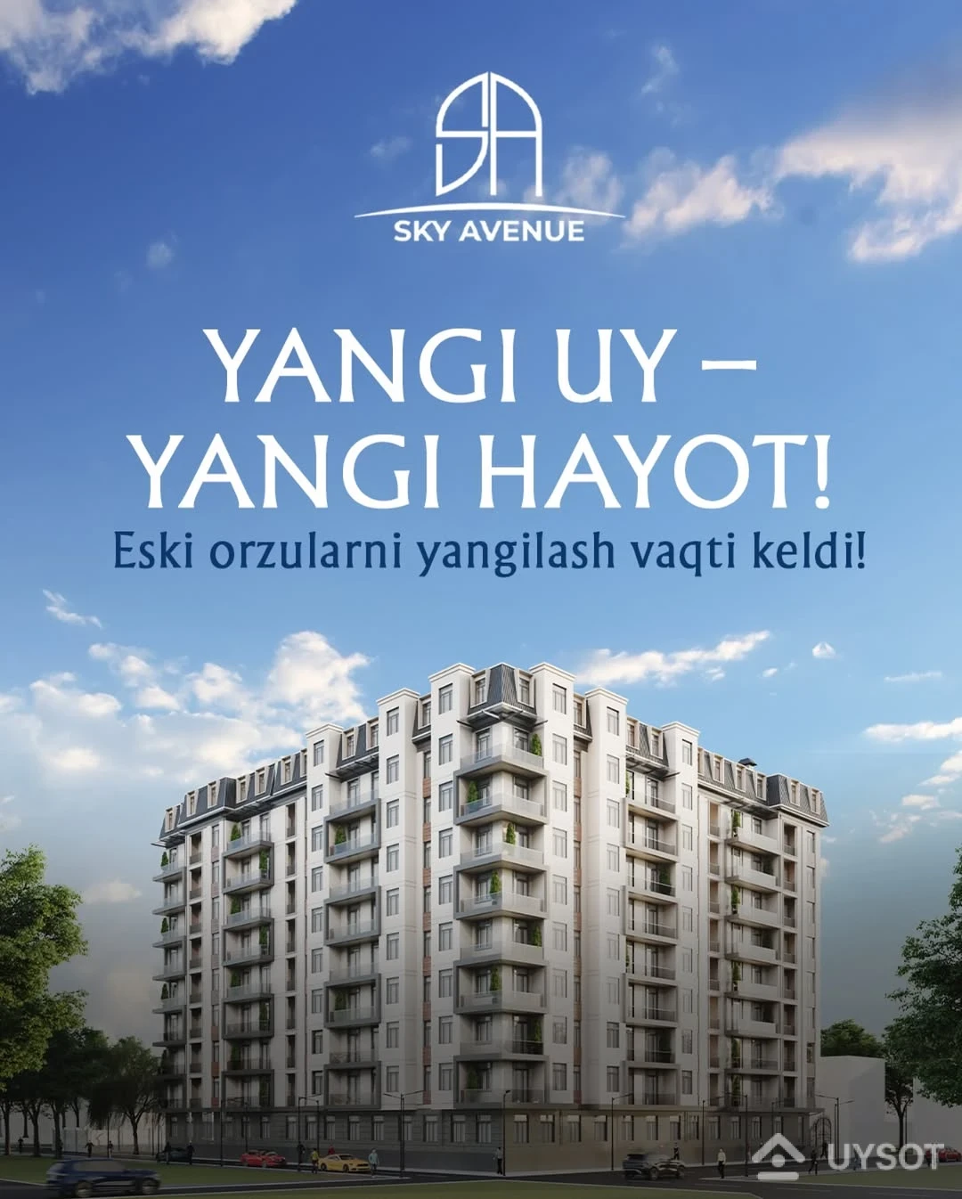 SKY AVENUE — sifat, asosiy maqsadimiz!
🗝 Siz qanday xonadon istaysiz? Katta yoki mo’jaz, 1-qavatda joylashgan bo’lsinmi yoki yuqori qavatda?
🌇 Javobingiz “eng asosiysi, sifatli va yashash uchun qulay bo’lsin” bo’lsa, unda orzungizdagi xonadonni, albatta, “SKY AVENUE” turar-joy majmuasidan xarid qiling.
👇 Xonadonlar haqida batafsil ma’lumot olishni istasangiz, hoziroq izohlarda “+ qoldiring
📞 +998-+998 (78) 113-63-50
📞 +998-+998 (78) 113-63-50
📍 Toshkent shahri, Sergeli 8.
➖➖➖
SKY AVENUE — качество, наша основная цель!
🗝 Какую квартиру вы хотите? Большую или компактную, на первом этаже или на верхнем?
🌇 Если ваш ответ: “главное, чтобы было качественно и комфортно для жизни”, тогда обязательно приобретите свою мечту в жилом комплексе “SKY AVENUE”.
👇 Если хотите узнать больше о квартирах, оставьте в комментариях “+”.
📞 +998-+998 (78) 113-63-50
📞 +998-+998 (78) 113-63-50
📍город Ташкент, Сергели 8. SKY AVENUE — sifat, asosiy maqsadimiz!
🗝 Siz qanday xonadon istaysiz? Katta yoki mo’jaz, 1-qavatda joylashgan bo’lsinmi yoki yuqori qavatda?
🌇 Javobingiz “eng asosiysi, sifatli va yashash uchun qulay bo’lsin” bo’lsa, unda orzungizdagi xonadonni, albatta, “SKY AVENUE” turar-joy majmuasidan xarid qiling.
👇 Xonadonlar haqida batafsil ma’lumot olishni istasangiz, hoziroq izohlarda “+ qoldiring
📞 +998-+998 (78) 113-63-50
📞 +998-+998 (78) 113-63-50
📍 Toshkent shahri, Sergeli 8.
➖➖➖
SKY AVENUE — качество, наша основная цель!
🗝 Какую квартиру вы хотите? Большую или компактную, на первом этаже или на верхнем?
🌇 Если ваш ответ: “главное, чтобы было качественно и комфортно для жизни”, тогда обязательно приобретите свою мечту в жилом комплексе “SKY AVENUE”.
👇 Если хотите узнать больше о квартирах, оставьте в комментариях “+”.
📞 +998-+998 (78) 113-63-50
📞 +998-+998 (78) 113-63-50
📍город Ташкент, Сергели 8.