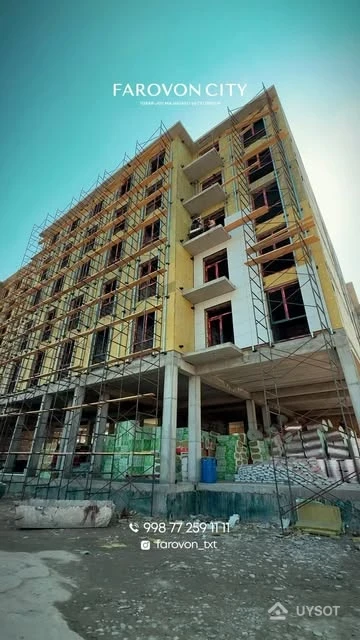 Farovon City yakuniy bosqichda!
Farovon City turar-joy majmuasida asosiy ishlar deyarli tugallandi, hozirda tashqi qiyofasi shakllanib, majmua o‘zining yakuniy ko‘rinishini olmoqda. Zamonaviy arxitektura va puxta qurilish sizning qulay hayotingiz uchun tayyorlanmoqda.
So‘nggi xonadonlarni qo‘ldan boy bermang!
Telefon: +99878 113-63-50 Farovon City yakuniy bosqichda!
Farovon City turar-joy majmuasida asosiy ishlar deyarli tugallandi, hozirda tashqi qiyofasi shakllanib, majmua o‘zining yakuniy ko‘rinishini olmoqda. Zamonaviy arxitektura va puxta qurilish sizning qulay hayotingiz uchun tayyorlanmoqda.
So‘nggi xonadonlarni qo‘ldan boy bermang!
Telefon: +99878 113-63-50